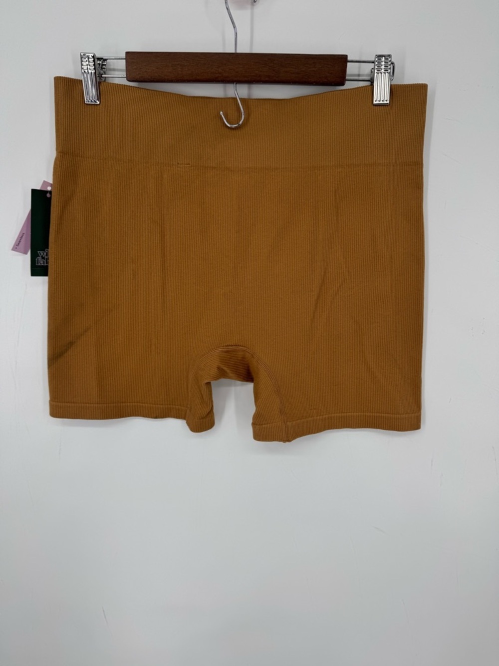 Wild Fable Women's Camel Colored Ribbed Biker Shorts Plus Size XXL - Picture 2 of 7